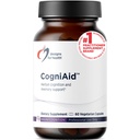 Diseños para CogniAid de Salud - Herbal Memory + Mood Formula con Green Tea Extract, Wild Blueberry + Bacopa (60 cápsulas)