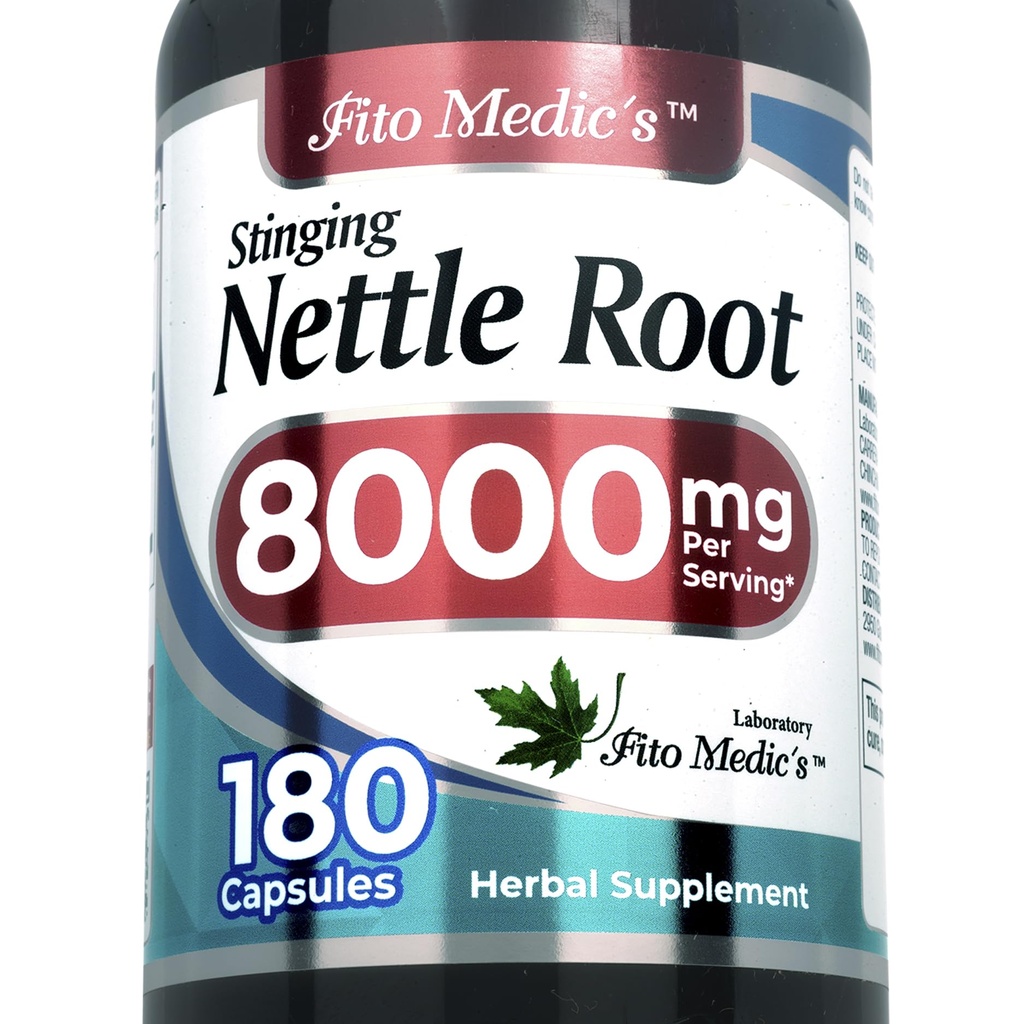 FITO MEDIC's Lab - Stinginginging Nettle Root, 180 Capsules - Stinging Nettle -Pure Extract, ortiga.