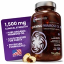 OmniBiotics Organic Evening Primrose Oil for Women – Clinical Strength 1500mg per Capsule, 10% GLA, Cold-Presed, Non-GMO, Hormone Balance for Women – 120 Vegan Softgel Capsules