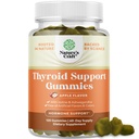 Natures Craft Thyroid Support Gummies - Thyroid Support Gummies for Comprehensive Support for Men and Women with Iodine Selenium and Other Potent Vitamins - Gelatin-Free Non-GMO - 120 Count