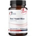 Diseños para la Sinergía RYR Salud - Suplemento de arroz de levadura roja - 1200 mg de arroz de levadura roja + CoQ10 para apoyar la salud cardiovascular + mantenimiento de niveles de lipid en rango normal (120 cápsulas)