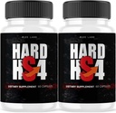 Rize labs Hard HS4 Capsules, Hard HS4 for Men's Health, Hard HS4 Extra Strength Pills, Hard HS4 Male Support for General Performance, Hard HS4 Maximum Formula Reviews (120 cápsulas) (Pack of 2)
