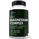 BioSchwartz Magnesium Complex Supplement (90 Capsules) 350mg Magnesium Glycinate Citrate Malate and Taurate Por Serving for Healthy Nerves Muscles Heart Sleep Support (Vegan, Gluten-Free, Non-GMO)