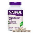 Natrol Melatonina 5 mg, Suplemento dietético para el descanso, suplementos de sueño para adultos, 60 tabletas de melatonina, 60 días de suministro