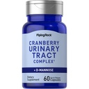 Piping Rock Cranberry Complex Suplemento ← 60 Capsules  with D-Mannose and Probiotic Blend for Women and Men ← Advanced Urinary Formula ← Non-GMO, Gluten Free