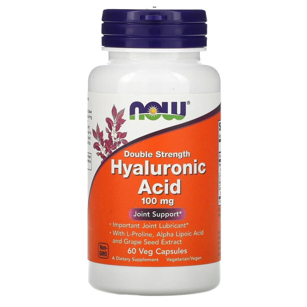 Ácido Hialurónico 100mg 60 VegiCaps (Pack de 2)