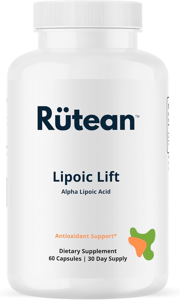 Ácido Lipoico alfa - Levante Lipoico - para soporte para hígado, salud del nervio &amp; salud cardiovascular - ácido alfa Premium - 60 cápsulas - Gluten gratis, cápsulas vegetarianas, soy libre &amp; no GMO