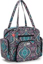 Bolsa de Tote de Maestro Lodrid con Bottom Acolchado, Maestra Bolsa de Utilidad para el Trabajo, Grandes Mujeres Trabajan Tote Bolsa con Cierre Zip-Top