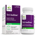 Terry Naturalmente Tri-Iodine - Asistencia para la salud tiroidea - Ayuda equilibrio hormonal con yodo molecular de Kelp - Características Iodide de potasio & Iodide de sodio - Cerebro & energía Soporte - 12,5 mg, 90 cápsulas
