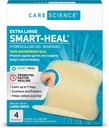 Care Science Smart Heal Hydrocolloid, Large, 2.3 in x 3 in, 4CT  durable 100% Waterproof Seal Promotes Healing, Reduce Scarring