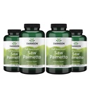 Swanson Saw Palmetto - Suplemento Herbal Promoción de la Salud Masculina Apoyo - Suplemento Natural del Pelo &amp; Apoyo a la Salud Urinaria (540 mg 250 cápsulas) (4 Pack)
