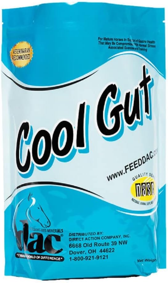 DAC Cool Gut 5 lb Mature Horse Supports Gastric Stomach pH Health Bowel Layers Suplemento