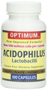 Optimum Acidophilus Lactobacilli Capsules, 100 Conde