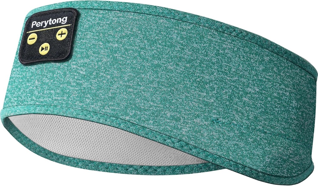 Auriculares para dormir de Perytong, Auriculares Bluetooth Deportivos con Altavoces de Stereo Ultra-Thin HD Perfecto para dormir, entrenamiento,Jogging,Yoga,Insomnia, Viajes aéreos, Meditación