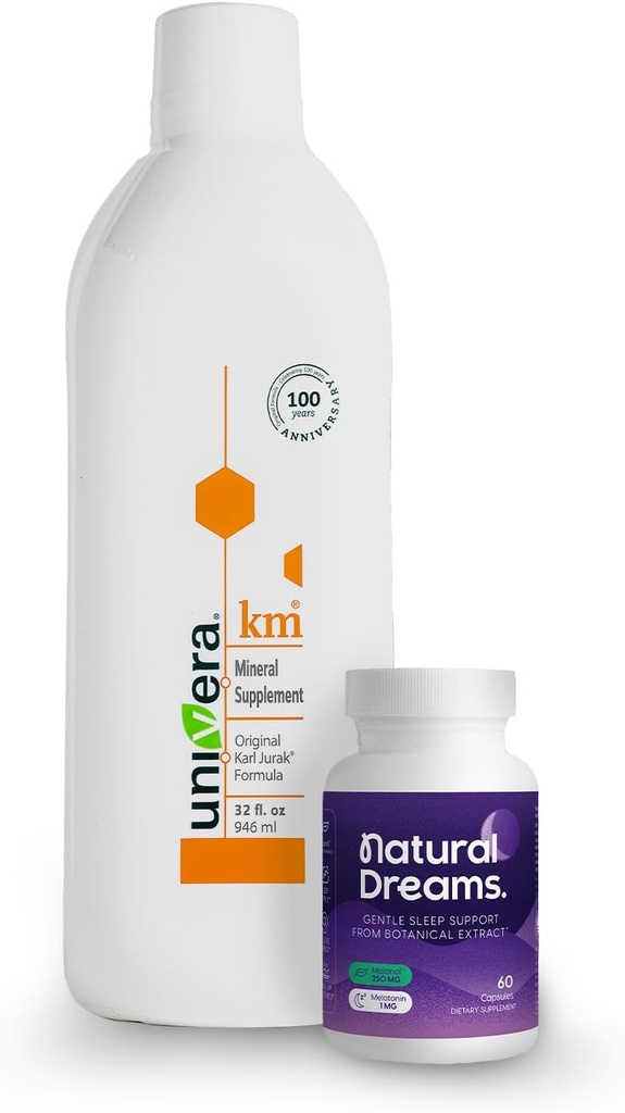 Univera Dream Wellness Combo, km " Natural Dreams, Potassium Supports, Body's pH Blood Balance, Deep Sleep Support