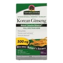 Respuesta de la naturaleza Ginseng coreano ¦ Apoya Focus &amp; Memory ← Vegan, Gluten-Free, Non-GMO & Kosher Certified  50ct