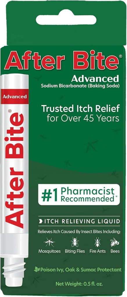 Después de Bite, Farmacéutico Tratamiento de bite preferido, 0,5 onzas (4 pack), Multi (0006-1030)