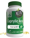 Salud Thru Nutrition Caprylic Acid 600mg 100 Softgels ← C8 Octanoic Acid from Pure 1g MCT Oil ← Non-GMO &amp; Soy Free ← Asistencia Salud Digestiva e Intestinal Salud Salud saludable