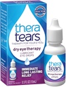 TheraTears Dry Eye Therapy Eye Drops Bundle con 1.0 Fl Oz y 0.5 Fl Oz Bottles
