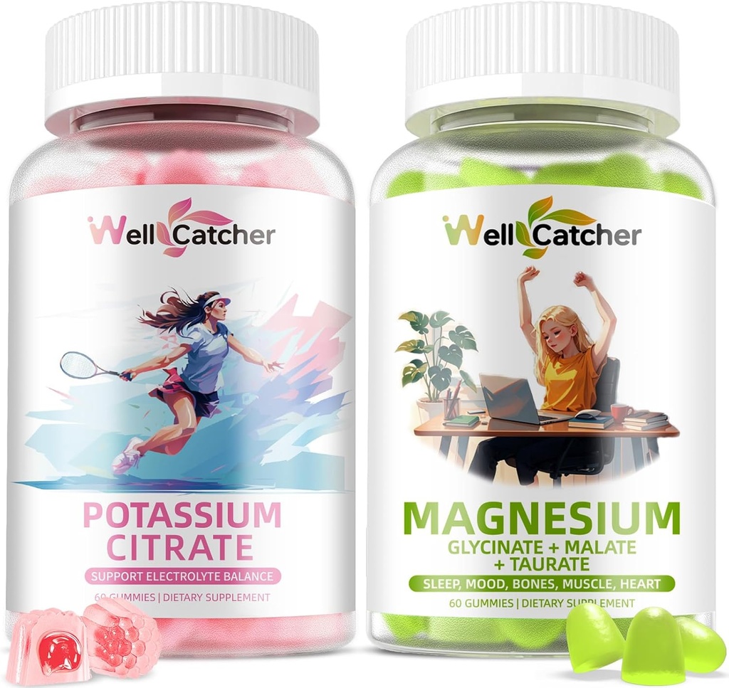Potasio Magnesio Gummies para Hombres