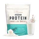 Live Conscious Vegan Pea Protein Powder - Vanilla Dream Flavor ¦ Plant-Based Vegan Protein Blend - Pea, Brown Rice, Pumpkin, Sacha Inchi 20 Servimientos 18 oz