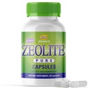 Zeolite Pure Capsules ← Zeolite Detox, Extra Strength ← Pura, Full Body Cleanse for Women, Hombres ← Activado Orgánica, Grado Alimentario Clinoptilolite Powder 94%, 90 Caps (81 Grams), 6 Wk to 3 Mo Supply