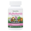 Natures Plus Animal Parade Multivitaminas Chewable para niños, Watermelon - 180 Tablas con Forma de Animales - Promueve Salud &amp; Bienestar - Vegan, Gluten Gratis - 90 Servimientos