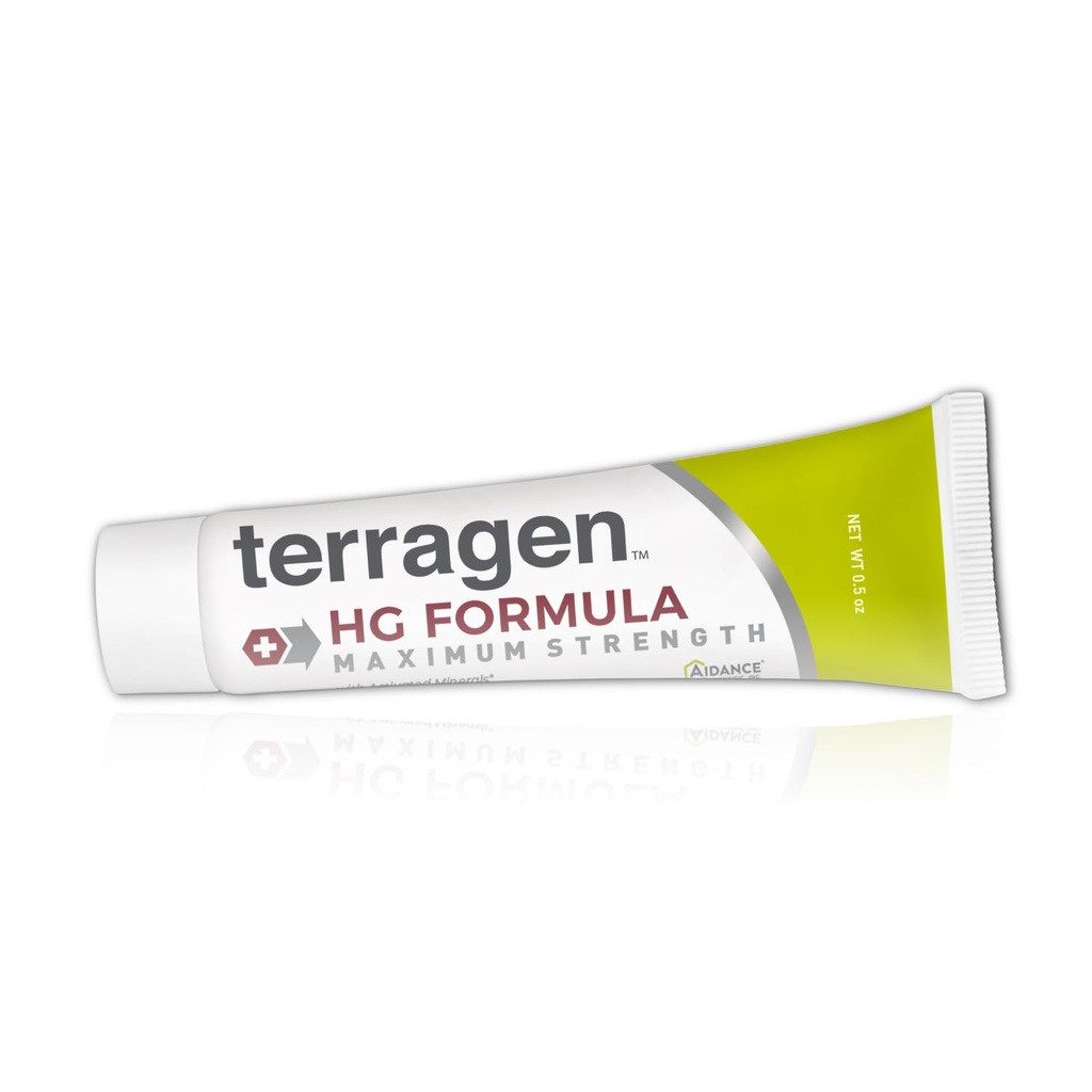 Terragen HG Fórmula MAX Crema de úlceras genitales por terrasil, Tratamiento natural de calma rápida para un apoyo eficaz para hombres y mujeres (14g)