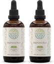 HerbEra Stephania Root B120(2pcs) Extracto herbario libre de alcohol Tintura, gotas líquidas concentradas Natural Stephania Root (Stephania Tetrandra) Root seco (2x4 fl oz)
