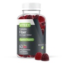 Viteey Prebiotic Fiber Gummies for Adults, 4g - Gut Health & Digestive Soluble Fiber Supplement Gummies - Zero Sugar Añadido, Vegan, Gluten-Free - 60 Condes