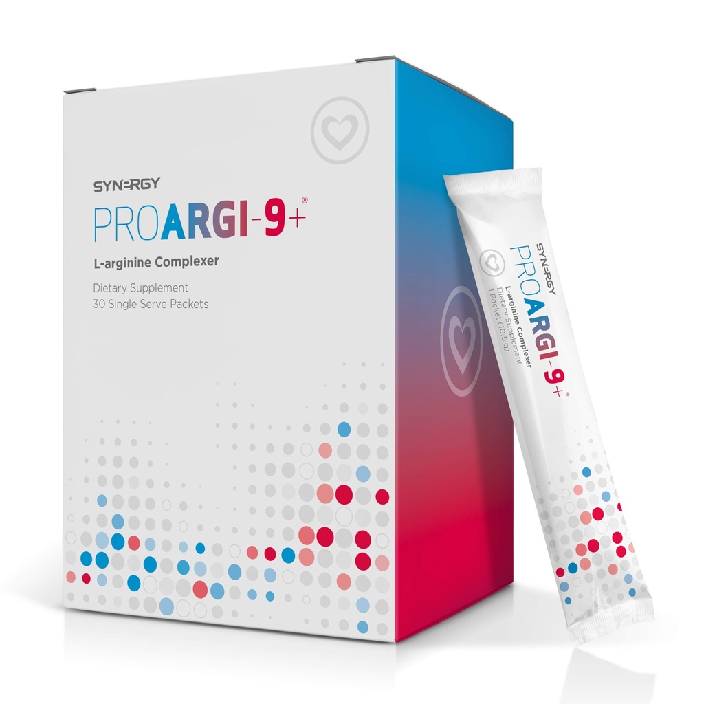 Sinergía ProArgi-9 Plus L-Arginine Complexer Suplemento dietético - Berry mixto - 30 Packets