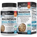 Magnesio Bisglycinate Chelated Supplement - High Absorption Magnesium Supplement for Muscle, Bone & Joint Support, Non-Laxative, Fully Buffered, Non-GMO, Maximum Bioavailability - 360 Capsules
