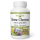 HerbalFactors por Factores Naturales, Castaña de Caballo, Antioxidante Apoyo para un Sistema Círculo Saludable y Veinas con GrapeSeedRich, 60 cápsulas (60 porciones)