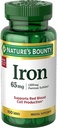 Bounty I.Ron 65mg, 325 mg Sulfato Ferroso - Soporte de energía celular - 65mg - 100 Tablets,.