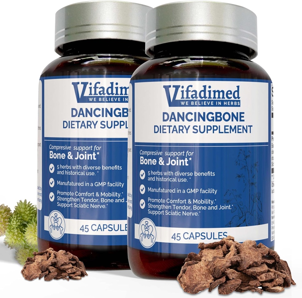 Herbal Joint Support for Hombres and Women,Sciatic Nerve, Blood Circlation for Legs,Knee,Back & Joint Health,Comfort,Mobility, 90 Capsules