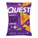 Quest Nutrition Cargado Taco Tortilla Style Protein Chips, 19g Protein, 4g Net Carb, Low Carb, Gluten Free, 1.1 oz (Pack of 12)