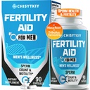 Suplementos de fertilidad masculina, Suplemento avanzado de fertilidad para hombres con cuenta de esperma óptima Motilidad " T-Level con Maca Root, Tribulus Terrestris, Zinc, CoQ10, Pre Concepción para Él, 90 caps