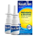 NasalCrom Nasal Spray Allergy Symptom Controller tención 200 Sprays Silencio .88 FL OZ (2 Pack)