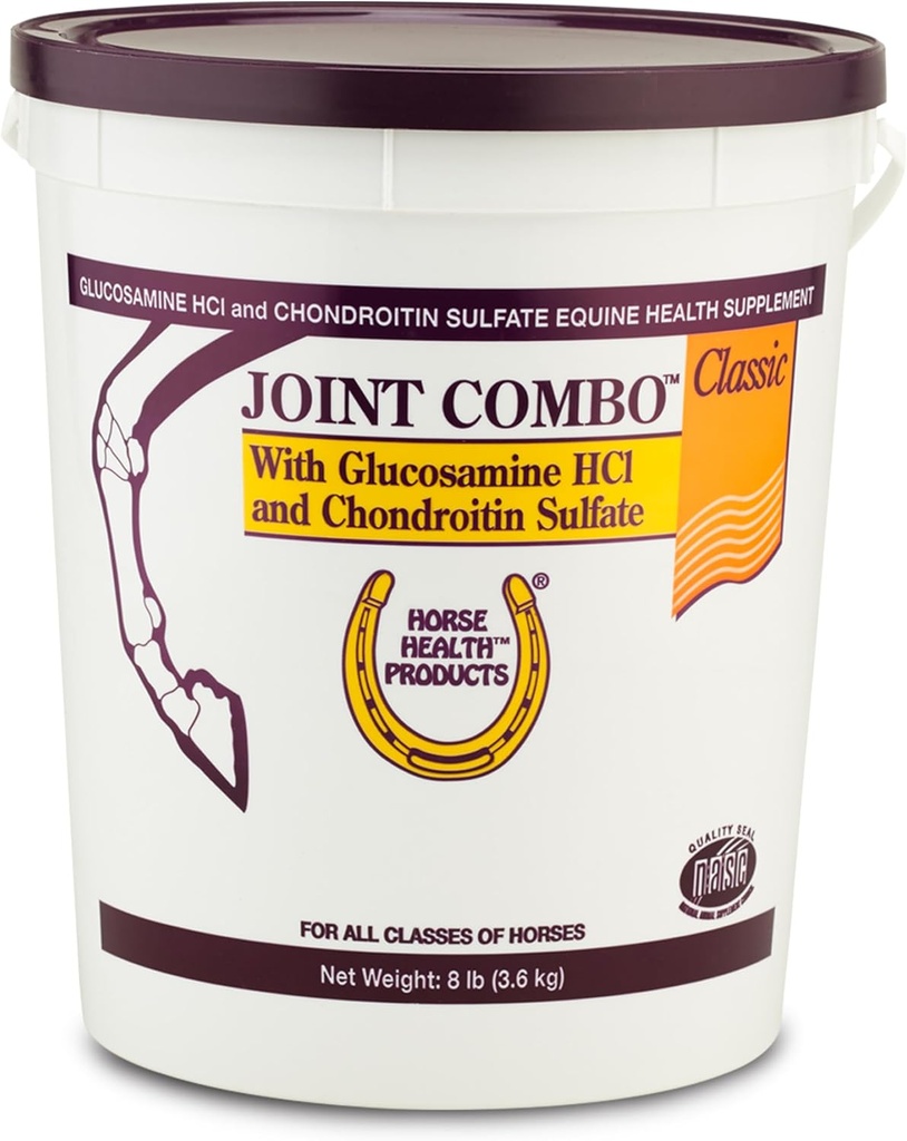 Junta de Salud de Caballos Combo Classic, un suplemento de combinación conjunta inmejorable para caballos, canela Apple 8 libras