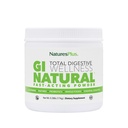 Natures Plus GI Natural Drink Powder - 6.14 Ounce, Vegetarian Powder - Suplemento dietético para el bienestar total digestivo - Probióticos, Prebióticos, Enzimas - Gluten-Free - 30 Servings