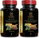 Genérico Complejo de Prostata Natural - Complemento de Apoyo a la Prostata para Hombres Salud Silencio Saw Palmetto para Hombres tóxico Complejo de hierbas de próstata tóxica No-OMM ANTE Urinary Tract ANTE Lycopene, Pygeum, Pumpkin Seed- 2 Botellas
