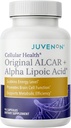 Juvenon Cellular Health tención Heart, Brain Supplement with Acetyl L-Carnitine and Biotin - Supports NAD+ Function, Energy Production, Mood, Revitalized Metabolism, Mental Focus & Clarity (90 Capsules)