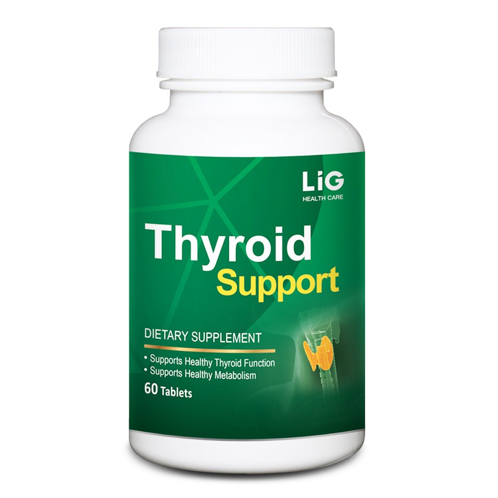LIG Thyroid Support-Natural Supplement for Goiter " Hashimoto's Thyroiditis-Balance Hormone Levels-Maintain Thyroid Gland Function