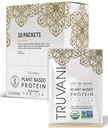 Truvani Vegan Pea Protein Powder Silencio Vanilla Silencio 20g Orgánica Planta Basada Proteína Silencio Única Serving Travel Packets Silencio 10 Servings  Keto ← Gluten &amp; Dairy Free TEN Low Carb Silencio No Añadido Sugar