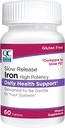 La elección de calidad Iron High Potency Slow Release Tablets, 45mg, 60 Tabets Cada (Pack of 2)