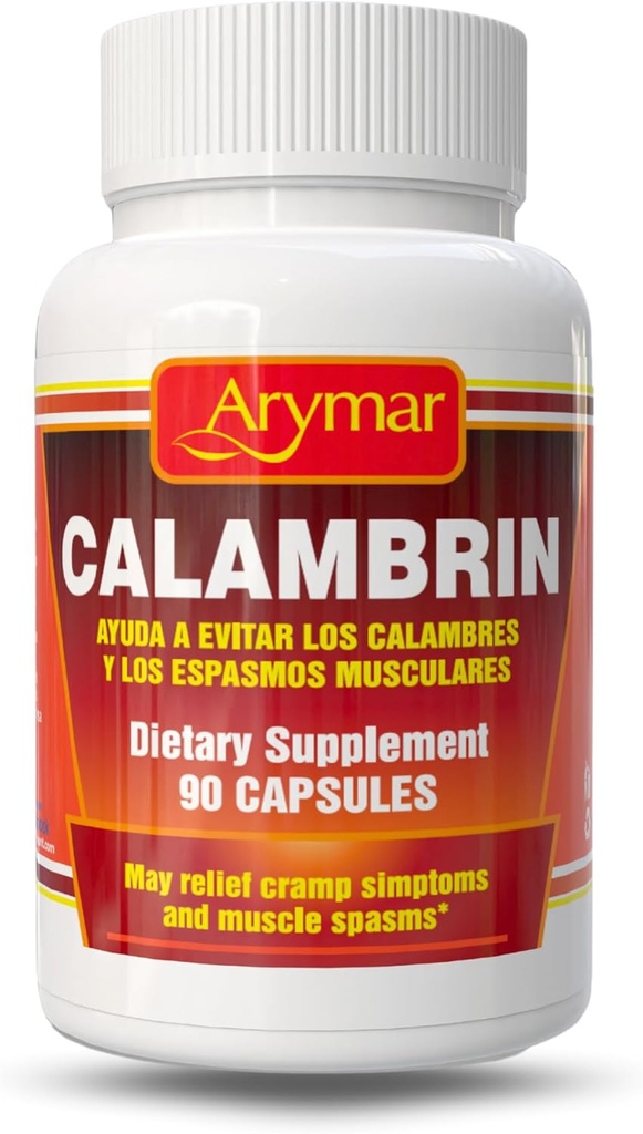 Arymar Calambrin, 90 cápsulas - Suplemento nutricional para la salud muscular