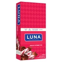 LUNA BAR - Barras de serpiente libre de gluten - Chocolate Peppermint Stick -8g de proteína - No GMO - Sobre las serpientes de cuello integral de base vegetal - Sobre las barras de go (1.69 Unce Snack Bares, 15 Conde)