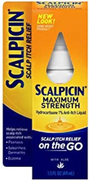 Scalpicin Scalp Itch Relief, 1,5 fl Oz. máxima fuerza