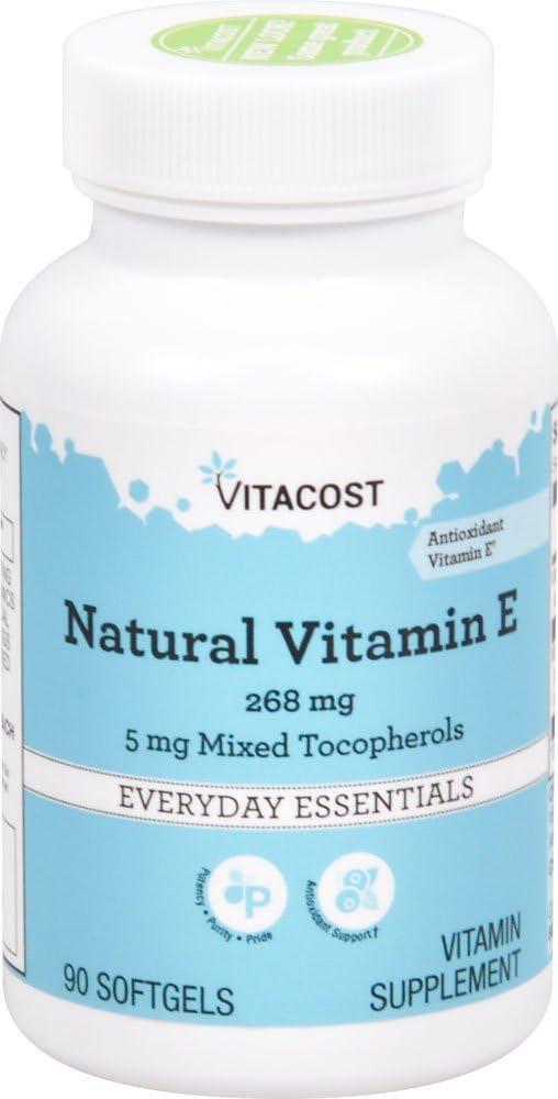 Vitacost Vitamina Natural E - 268 mg - 90 Softgels