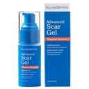 NUVADERMIS Silicone Scar Gel - 1.7 Fl Oz, Transparent Gel - Retinol &amp; Vitamina E Formula for Surgical Scars - C-Sección, Tummy Tuck &amp; Keloid Care